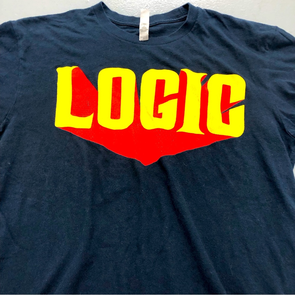 Band Tee Logic The Rapper Shirt Size Small. Used. Good Condition. As Is.
